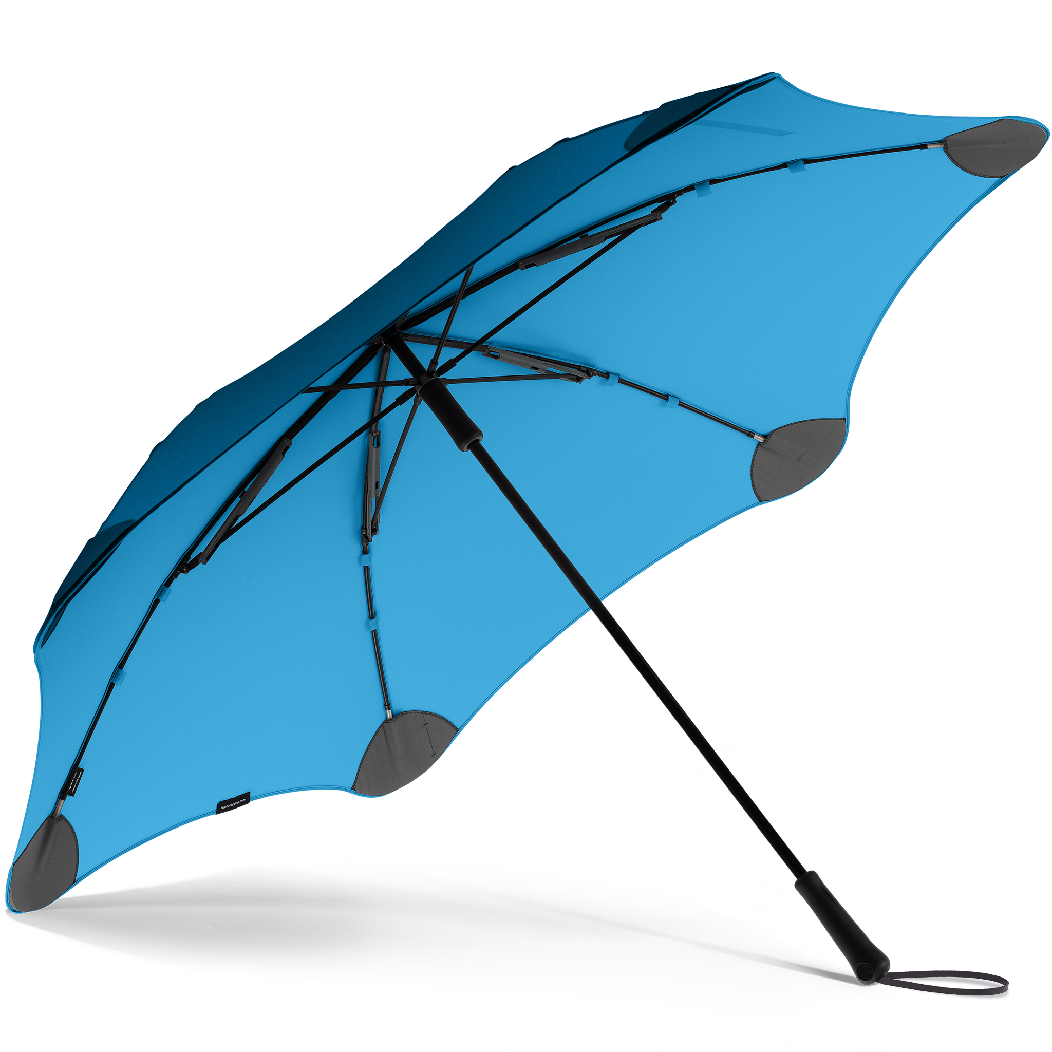 2020 Blue Exec Blunt Umbrella Under View