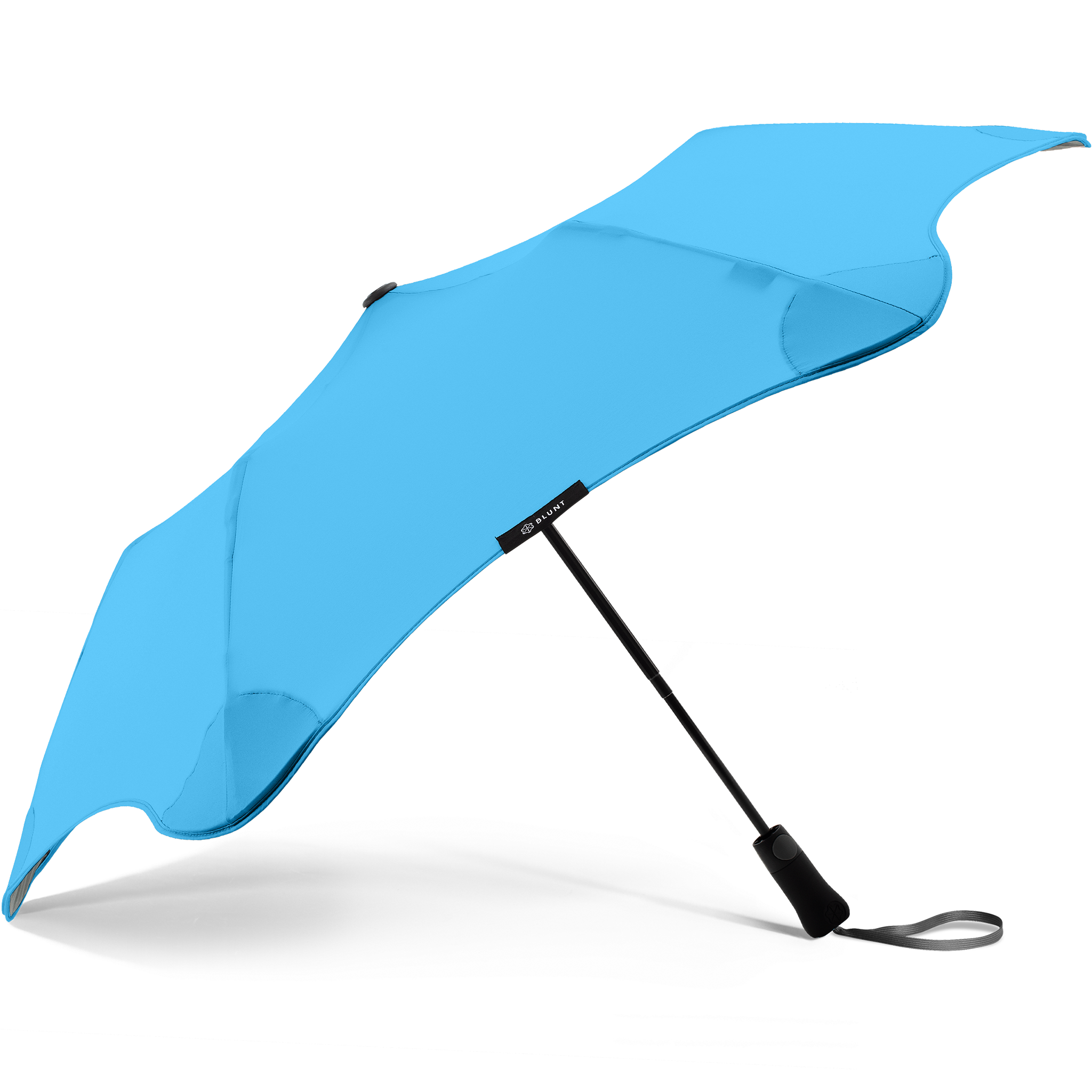 2020 Metro Blue Blunt Umbrella Side View