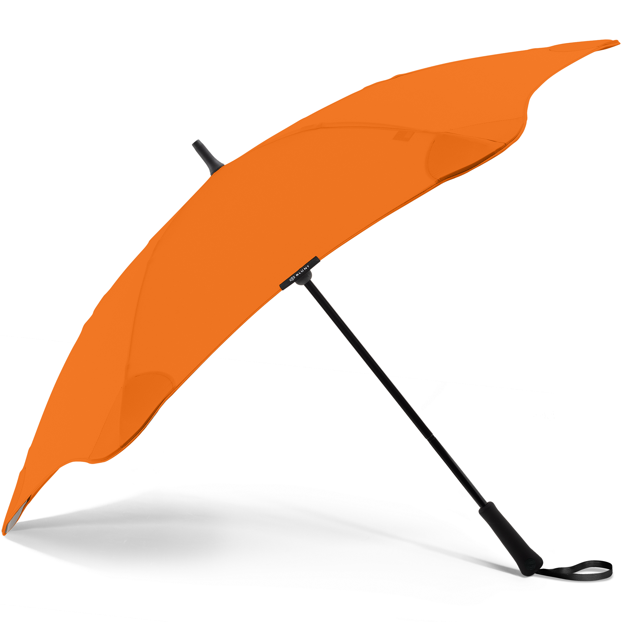 2020 Classic Orange Blunt Umbrella Side View